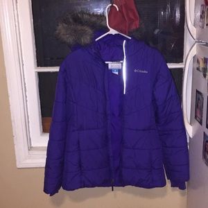 Purple Girls Columbia Jacket